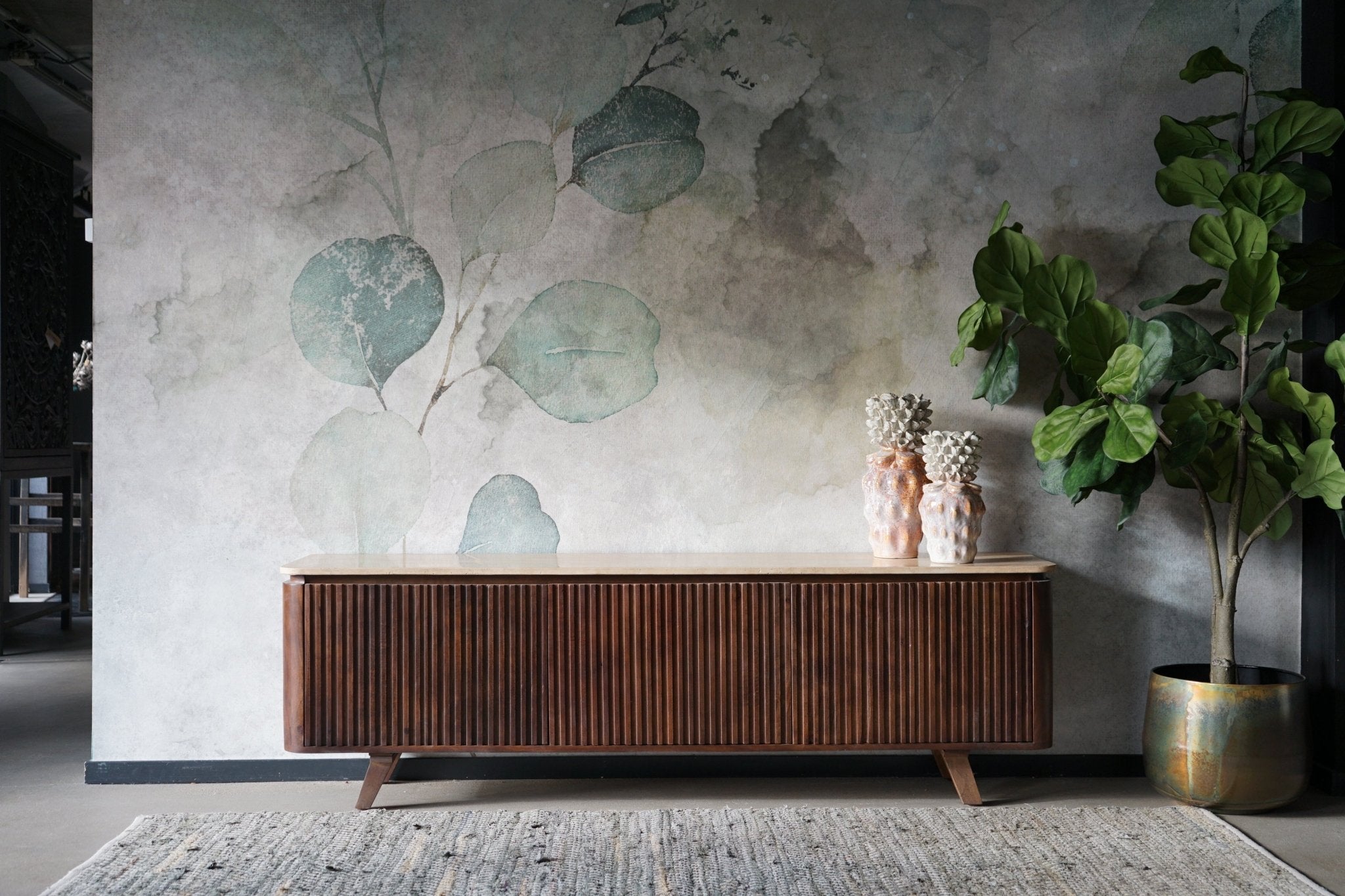 Tv meubel Mahindra travertine 180cm - Goa Editions