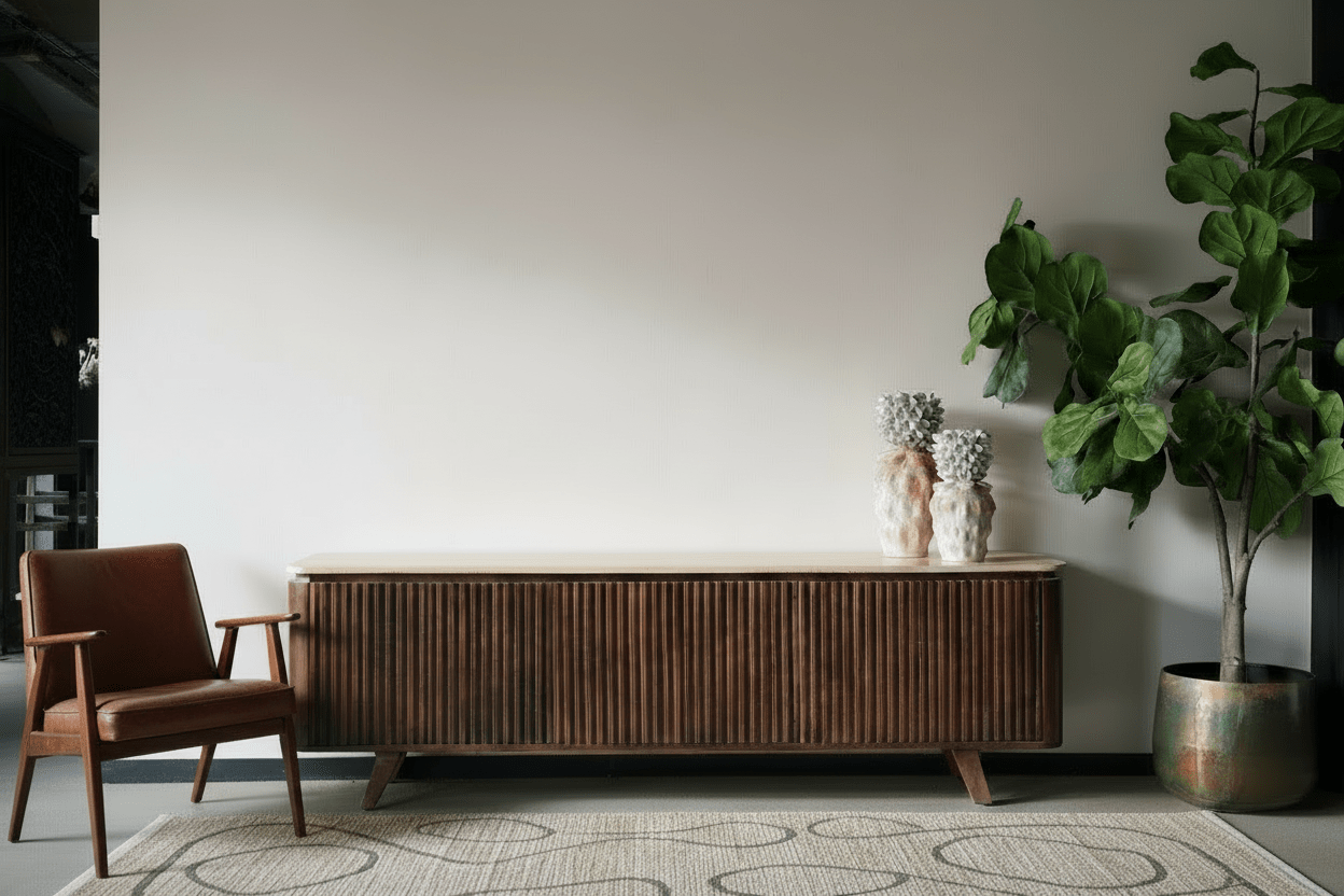 Tv meubel Mahindra travertine 180cm - Goa Editions