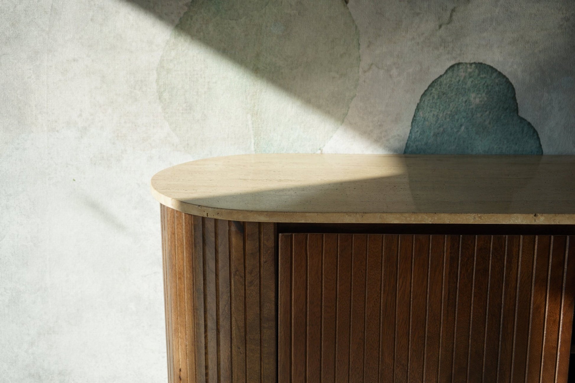 Tv meubel travertine Anjuna 160cm - Goa Editions