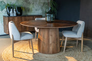 Ronde eettafel walnoot Agonda 150 cm - Goa Editions