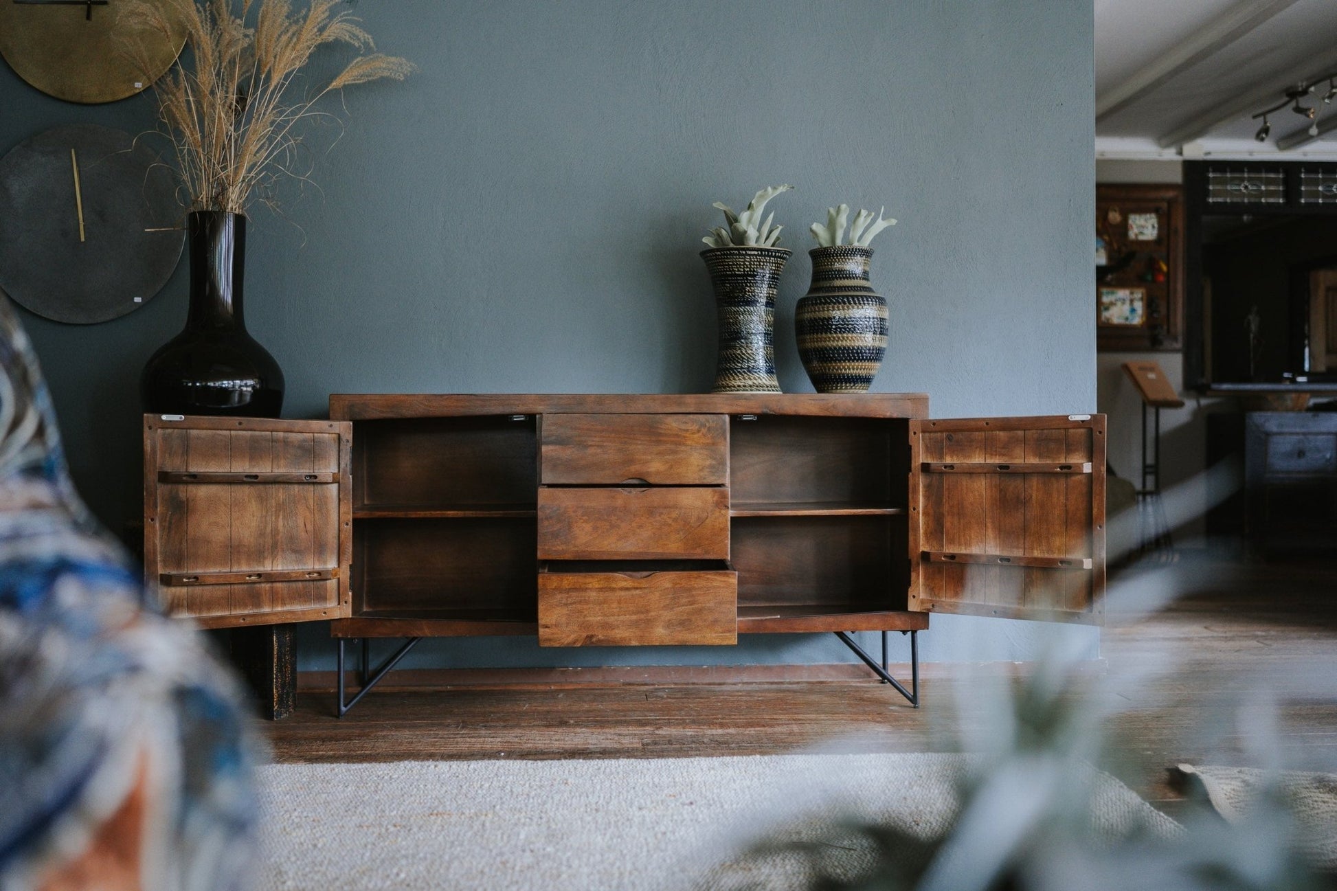 Dressoir walnoot Bandoli 150cm - Goa Editions