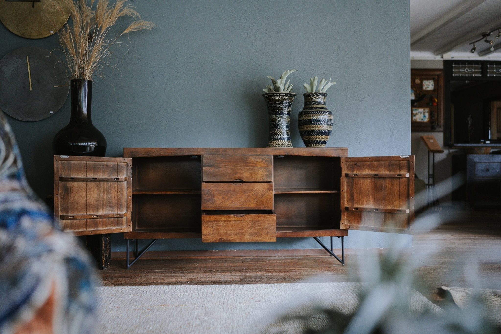 Dressoir walnoot Bandoli 150cm - Goa Editions