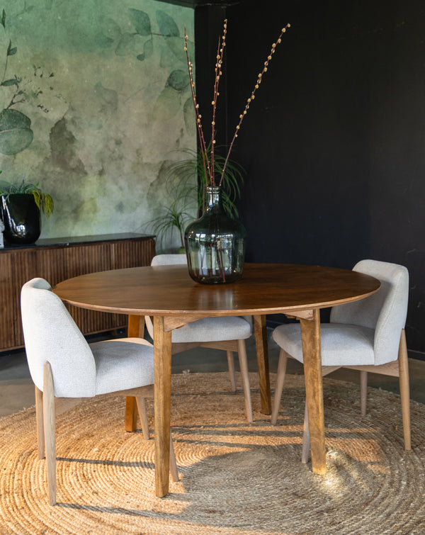 Ronde eettafel vintage stijl Candolim 140 cm - Goa Editions