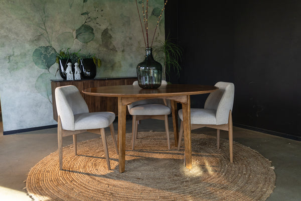 Ronde eettafel vintage stijl Candolim 140 cm - Goa Editions
