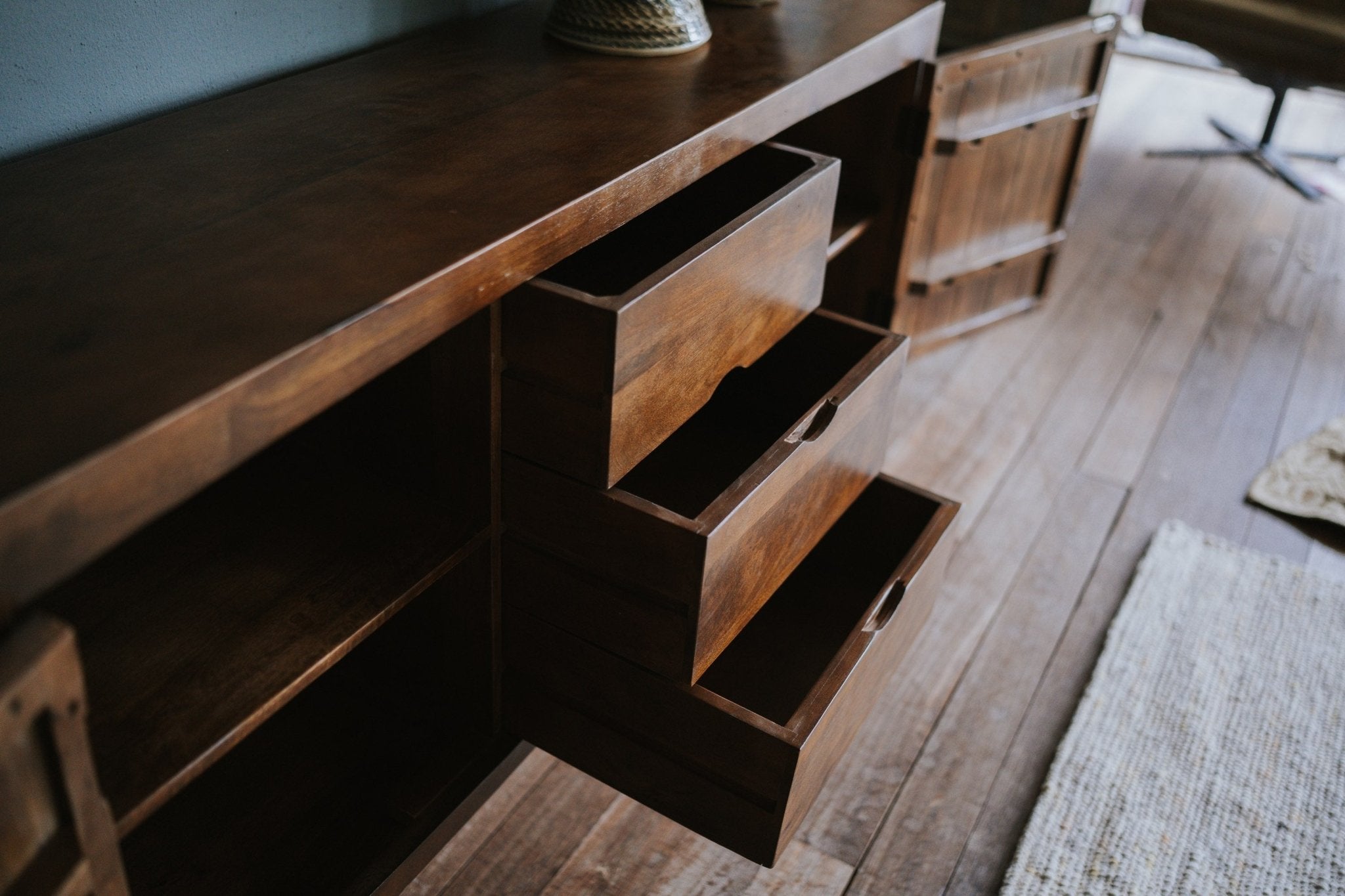 Dressoir walnoot Bandoli 150cm - Goa Editions