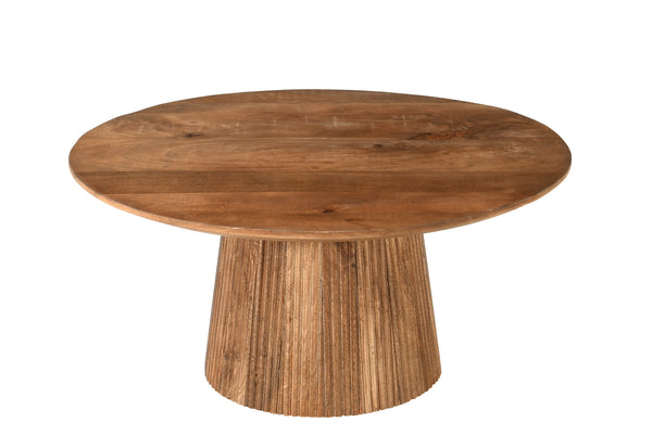 Salontafel Salvator in 80 cm licht hout - Goa Editions
