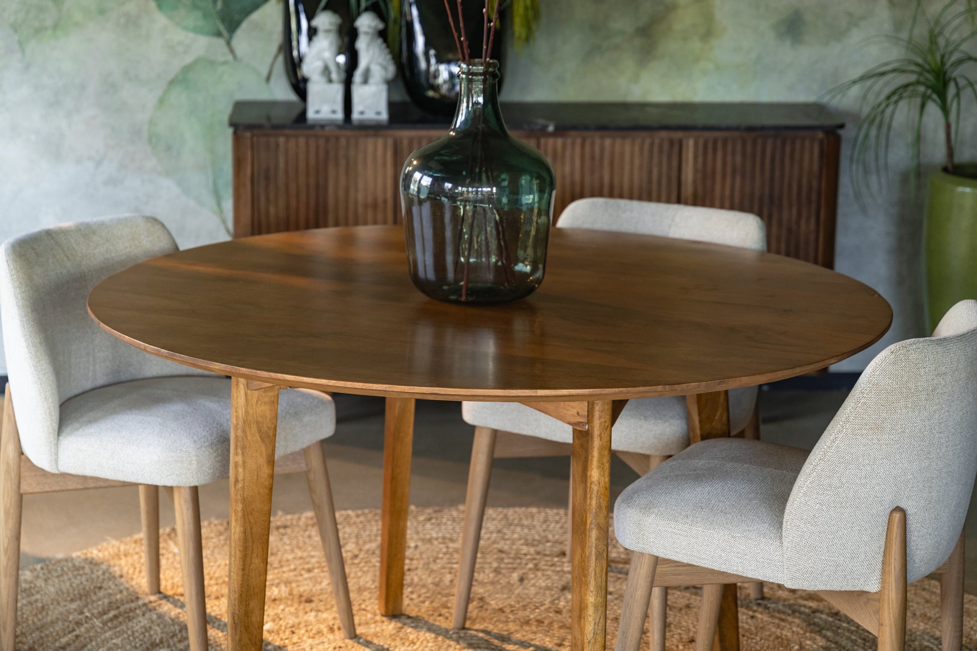 Ronde eettafel vintage stijl Candolim 140 cm - Goa Editions