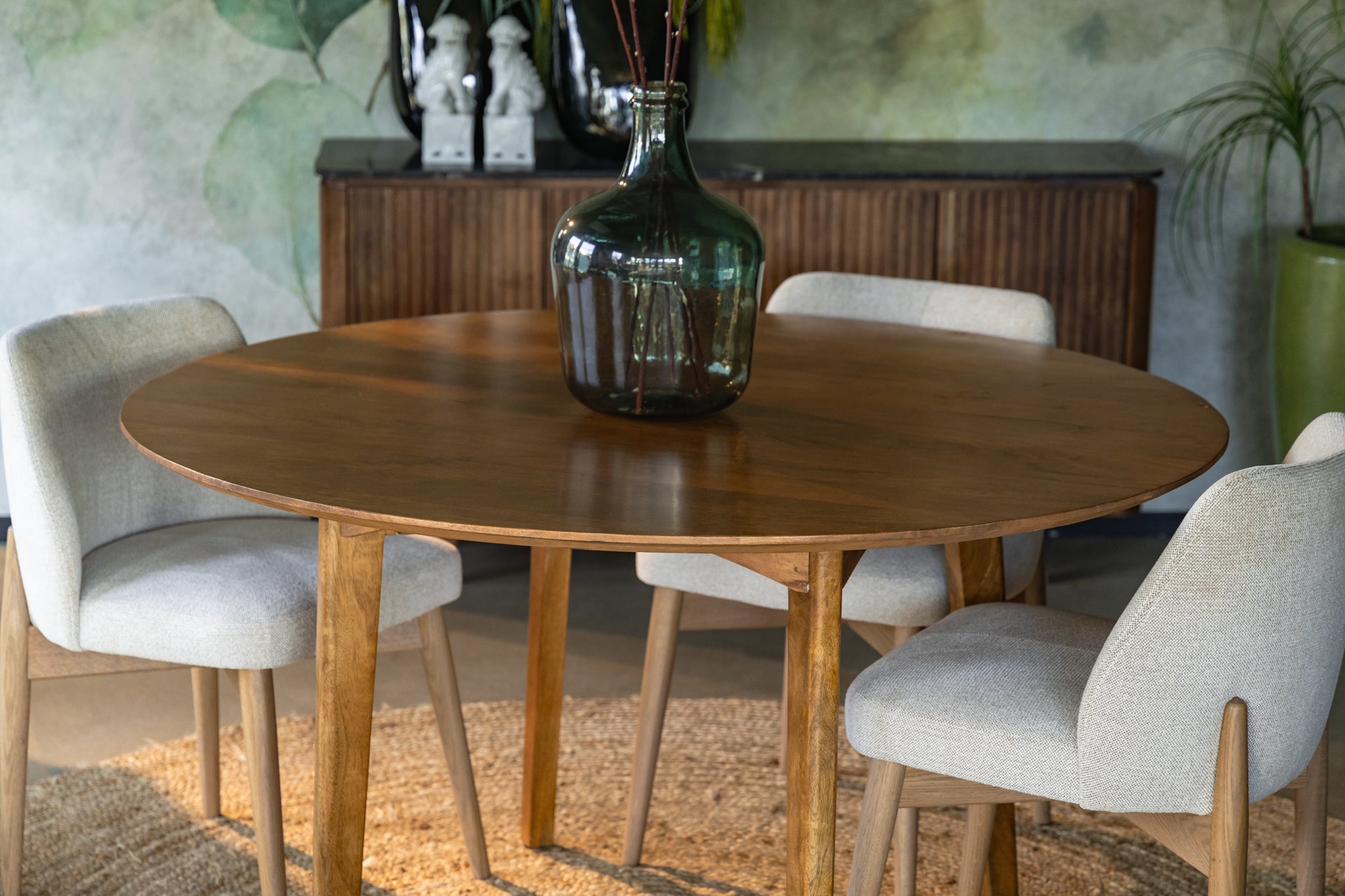 Ronde eettafel vintage stijl Candolim 140 cm - Goa Editions