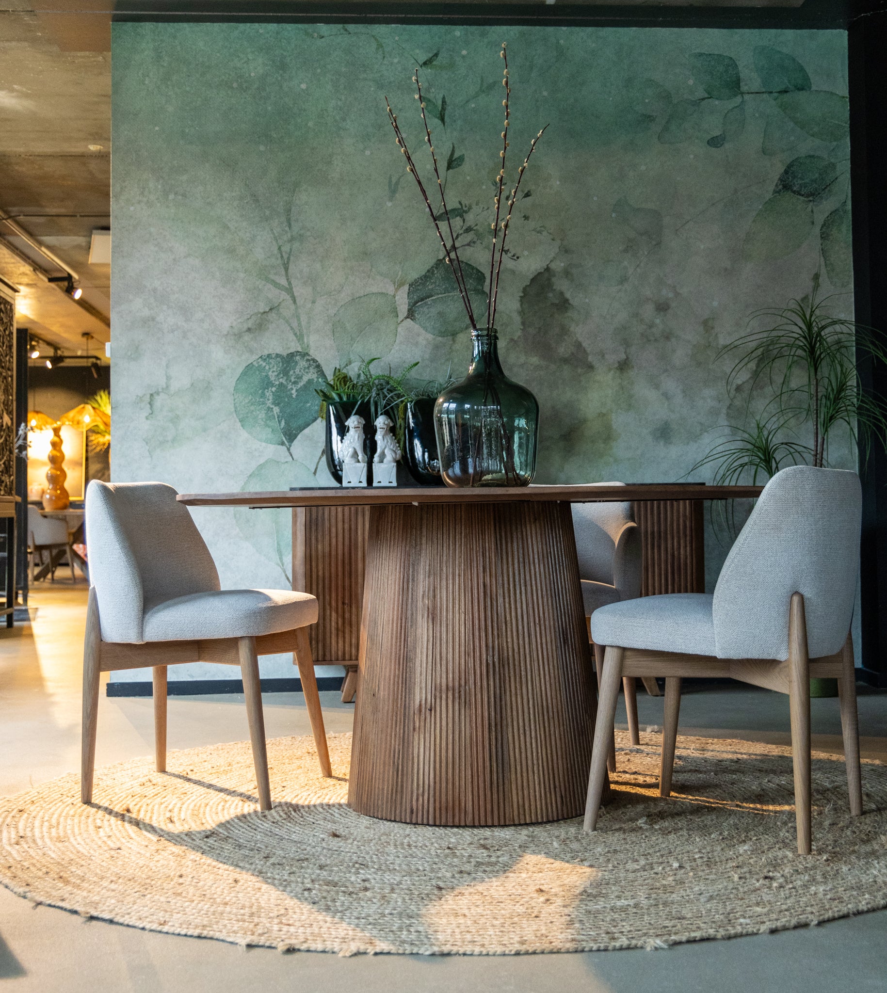 Ronde eettafel walnoot Agonda 150 cm - Goa Editions