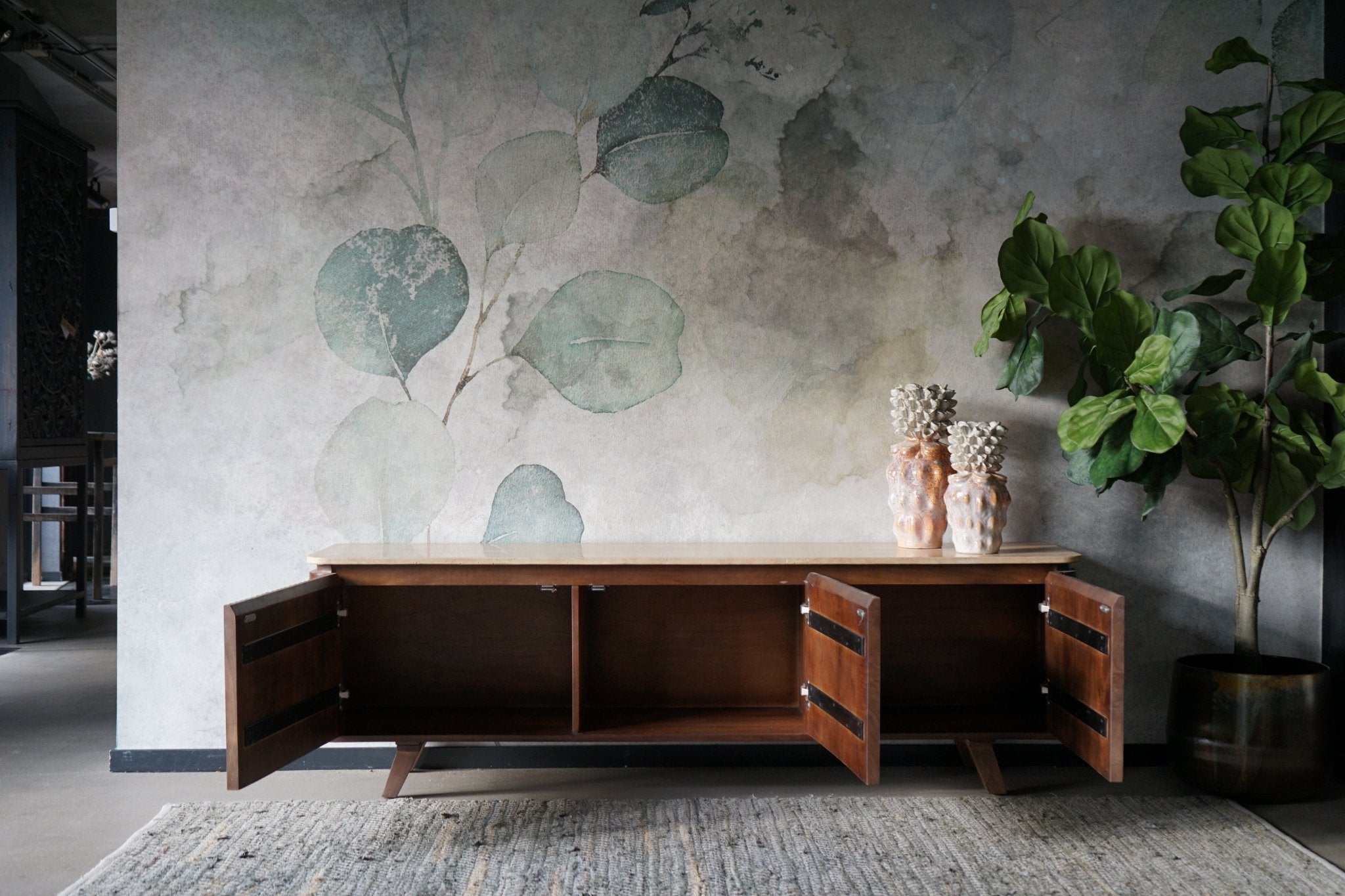Tv meubel Mahindra travertine 180cm - Goa Editions