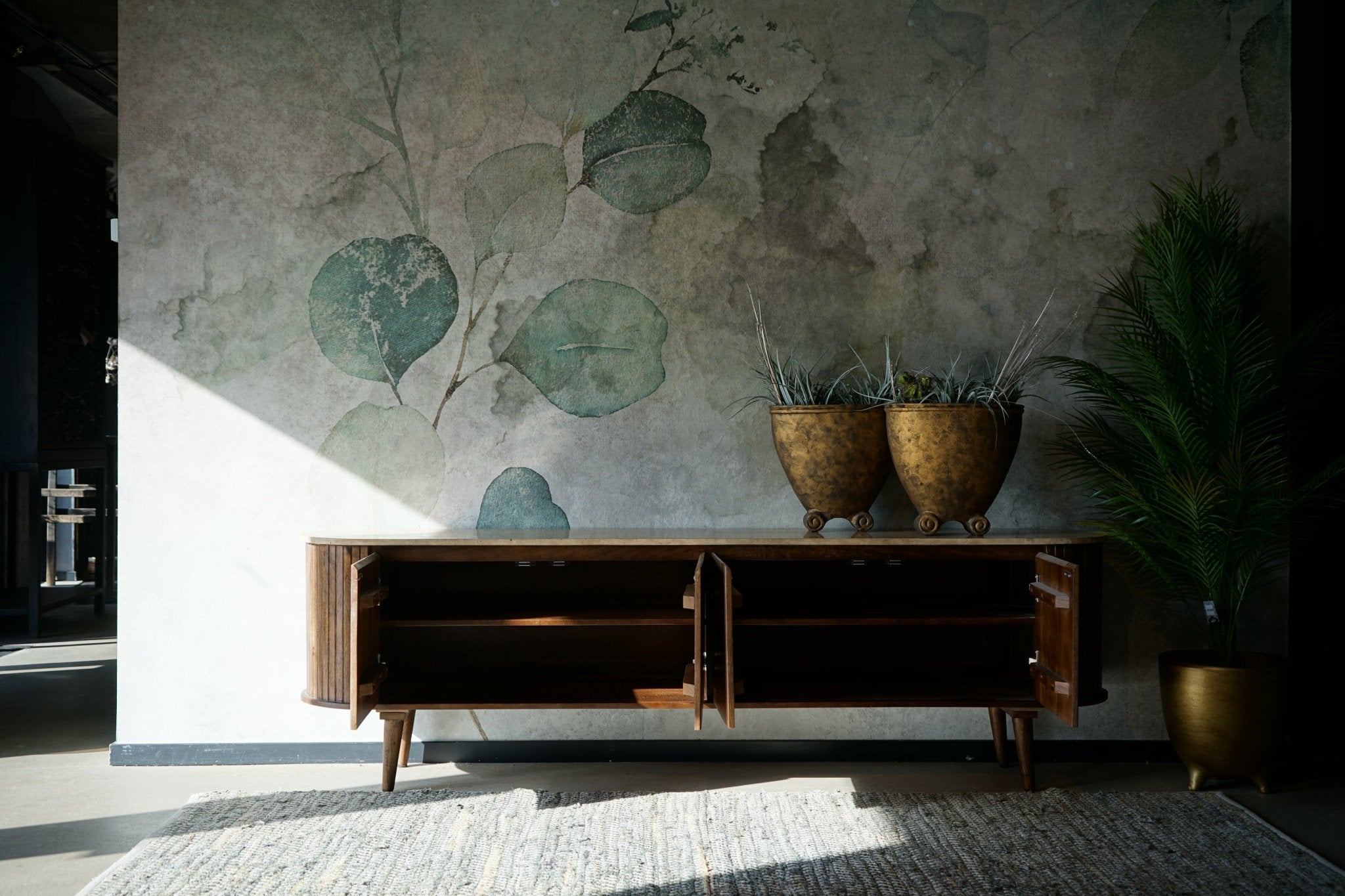 Tv meubel travertine Anjuna 160cm - Goa Editions