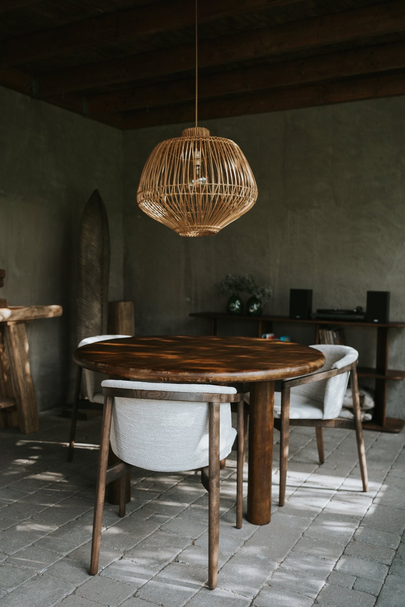Eettafel Palolem rond - Goa Editions