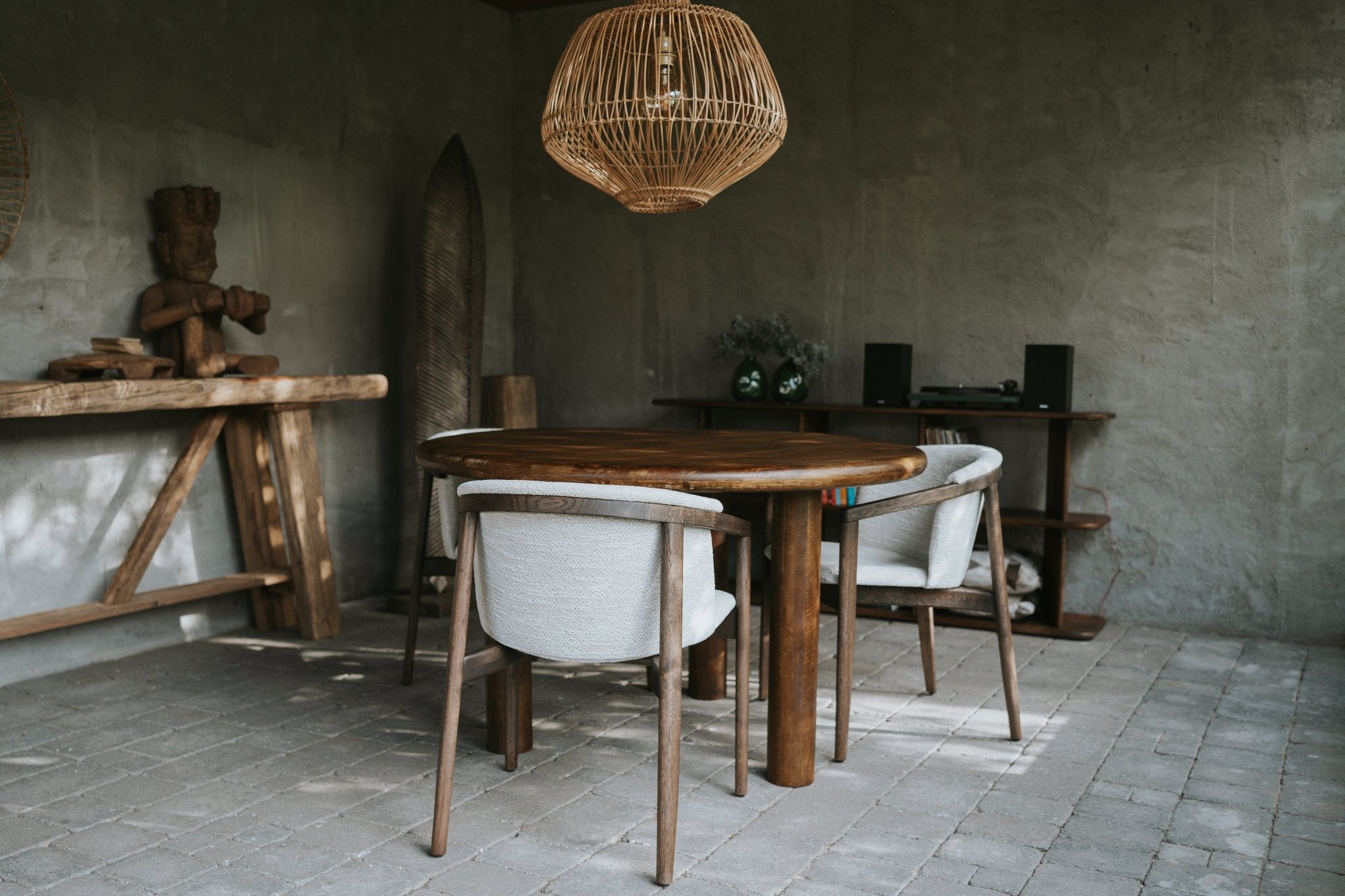 Eettafel Palolem rond - Goa Editions