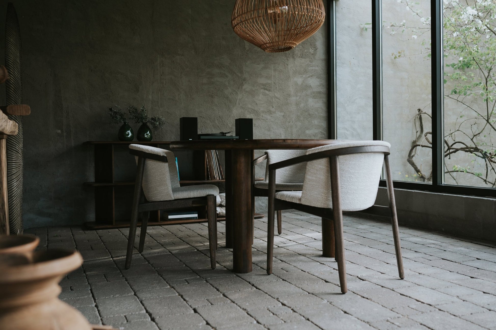Eettafel Palolem rond - Goa Editions