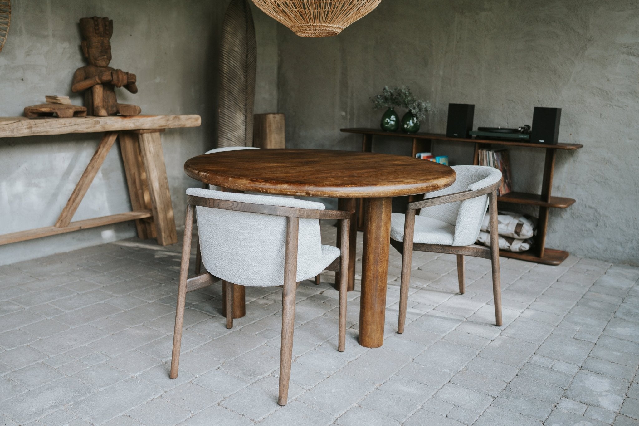 Eettafel Palolem rond - Goa Editions