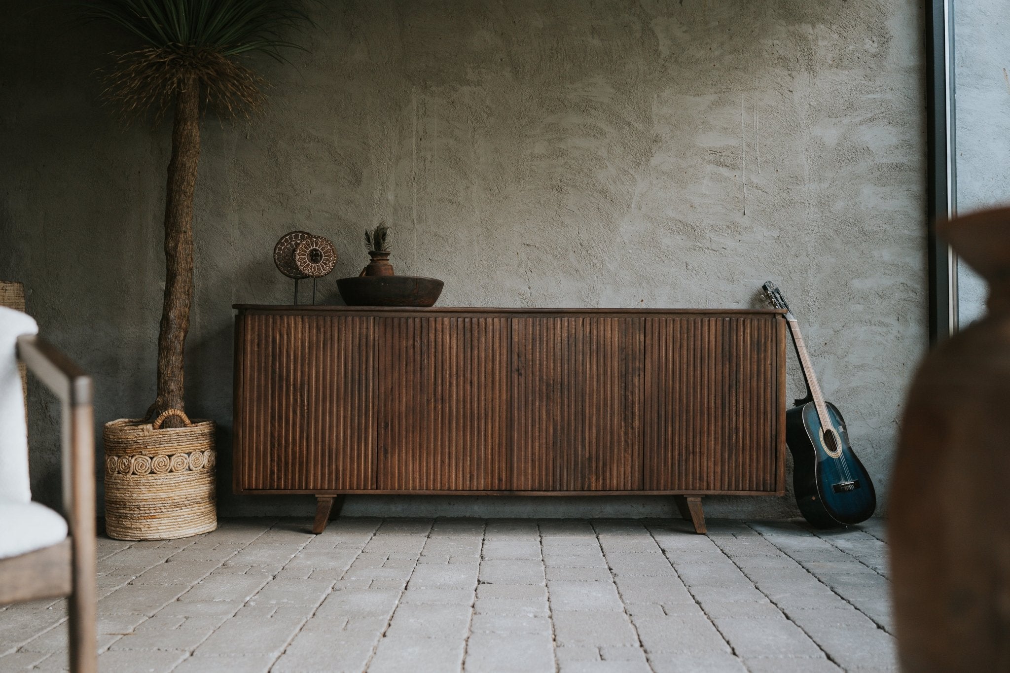 Dressoir vintage stijl Mahindra 200cm - Goa Editions