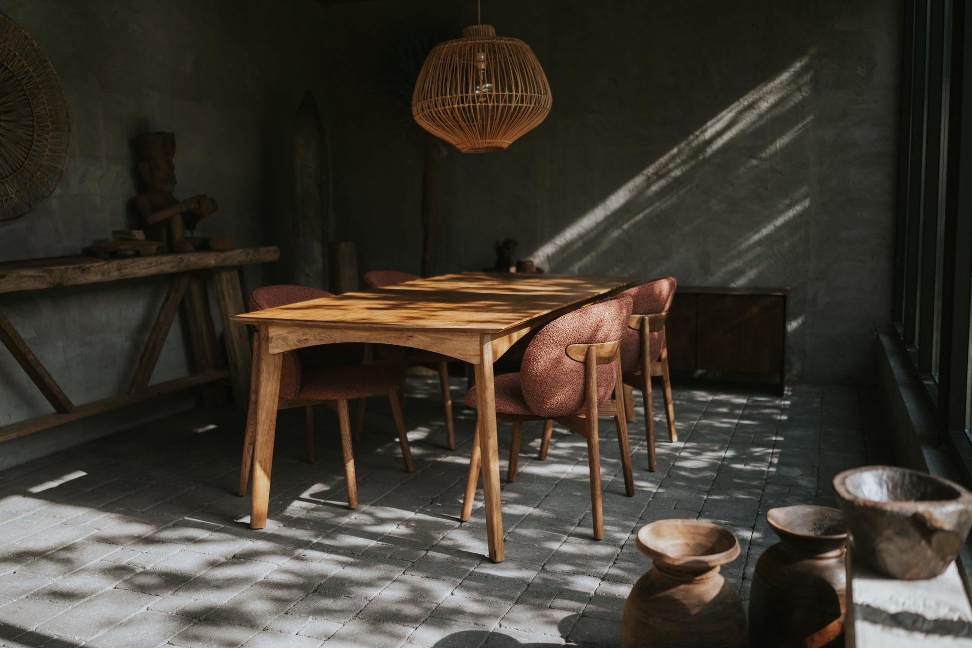 Eettafel vintage stijl Candolim - Goa Editions
