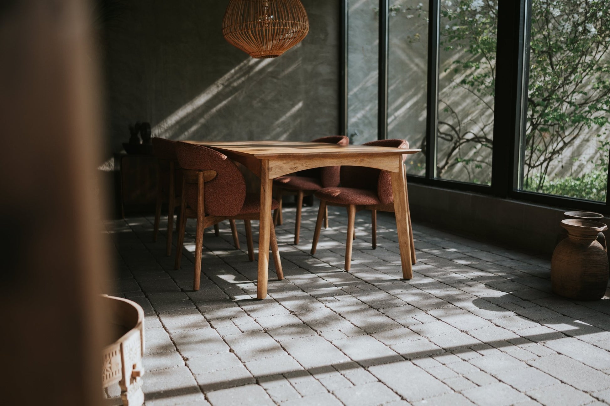 Eettafel vintage stijl Candolim - Goa Editions