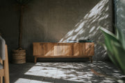 Japandi stijl televisiemeubel walnoot Agonda 180cm - Goa Editions