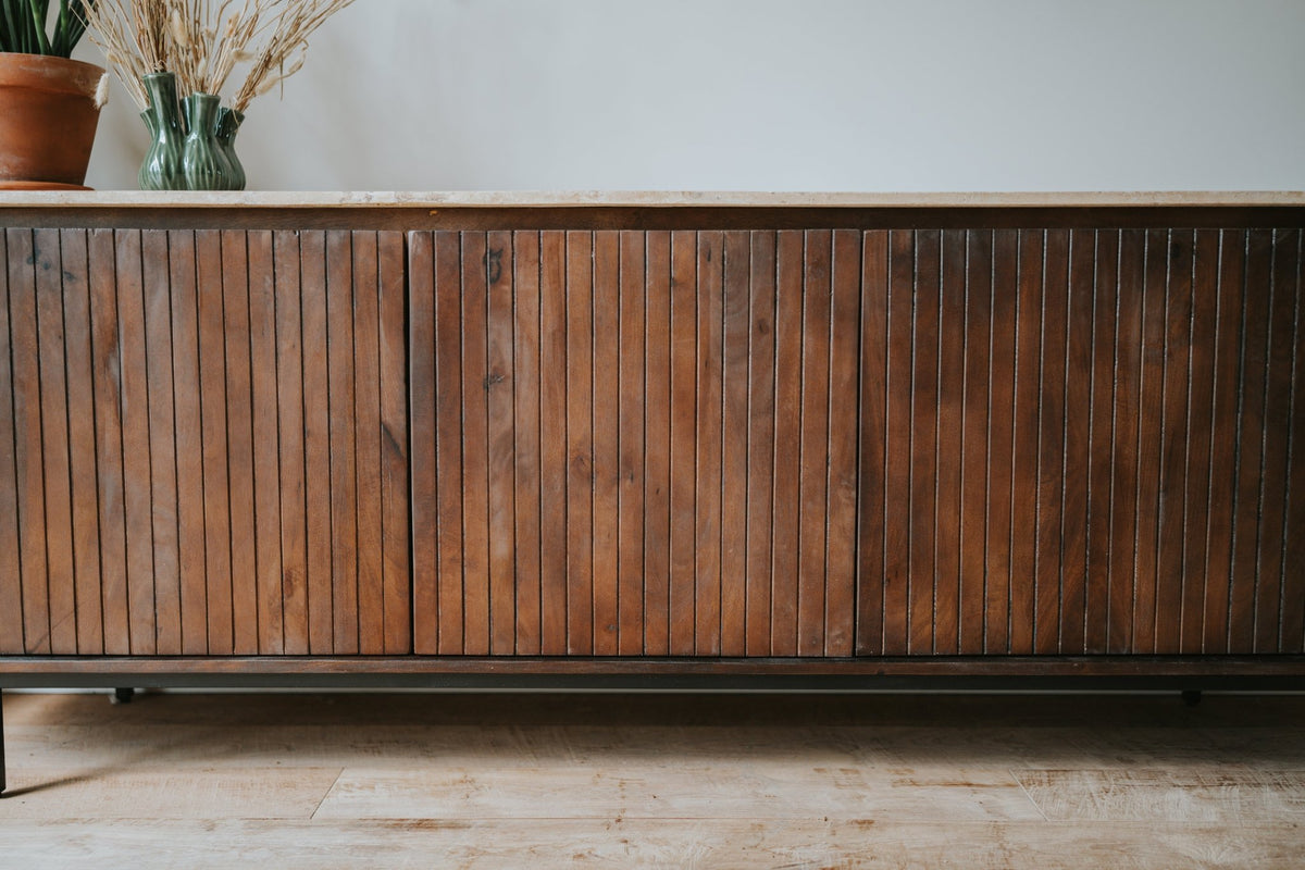 Dressoir Tirlot 180cm travertine blad - Goa Editions