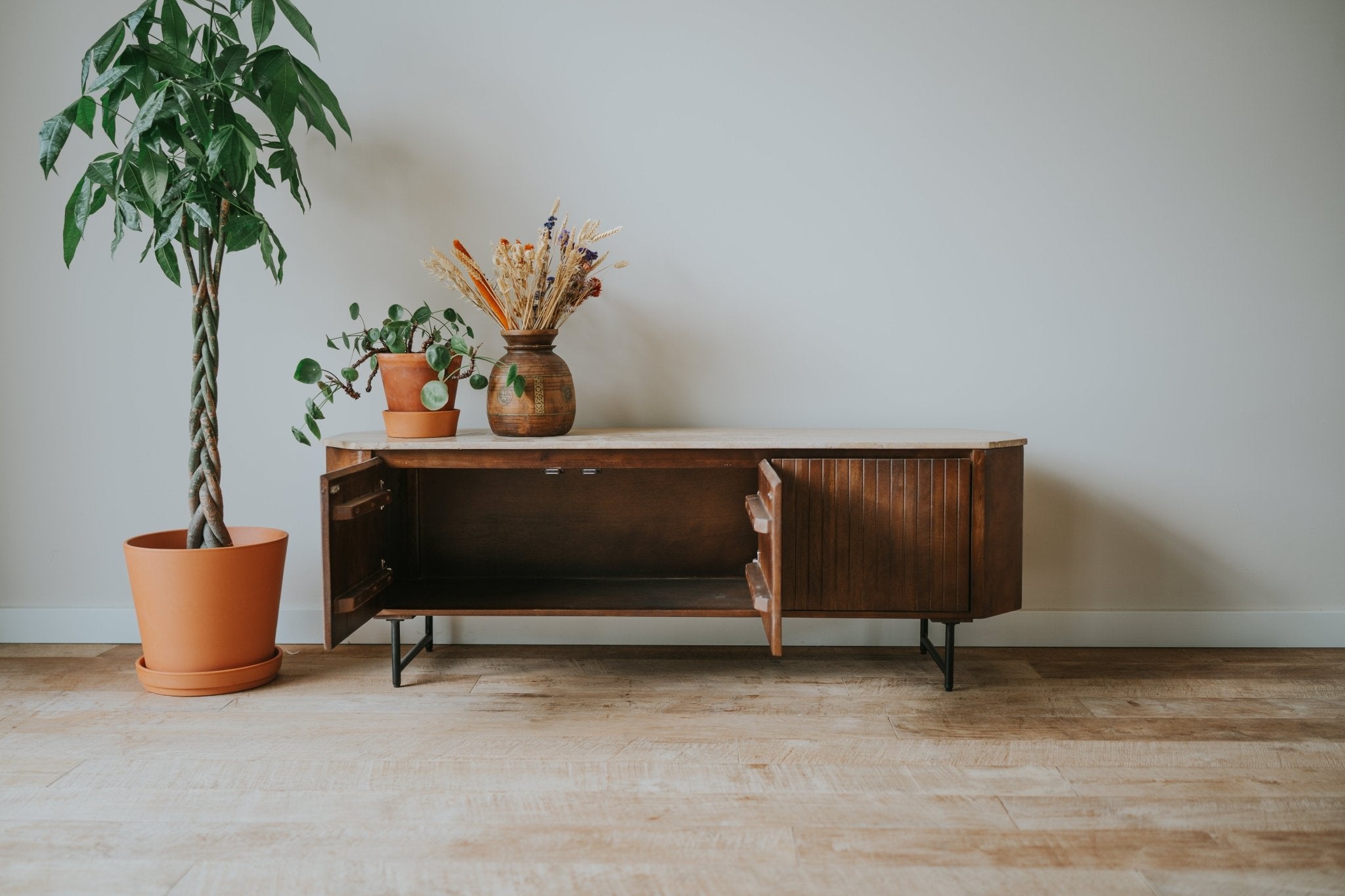 Tv meubel Candolim 160cm 45° Hoeken - Goa Editions
