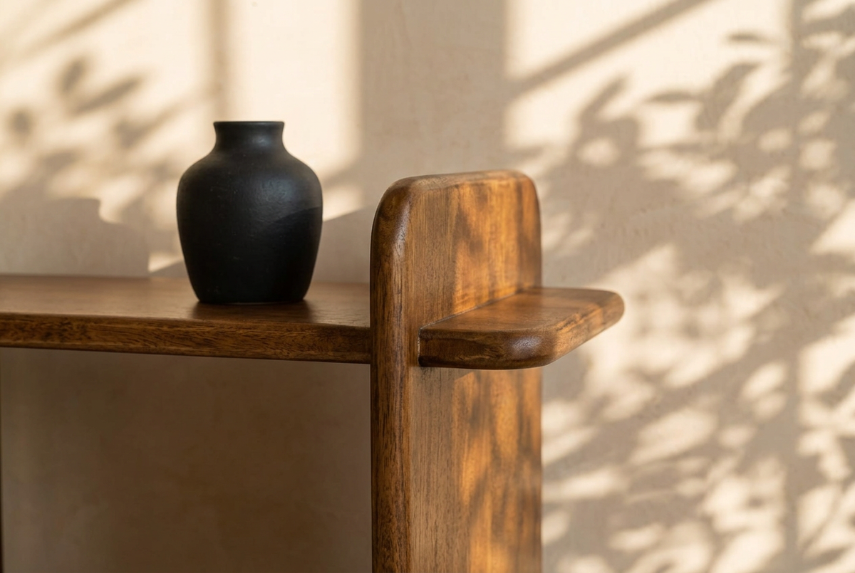 Detail van het hout en de plankverbinding